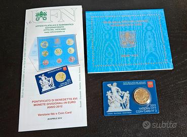 Folder Monete divisionali SS Benedetto XVI 2012