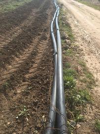 Tubi da irrigazione da 90 con staffe