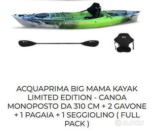 ACQUAPRIMA BIG MAMA KAYAK LIMITED EDITION - CANOA