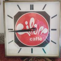 Orologio da parete caffè silver anni 70'