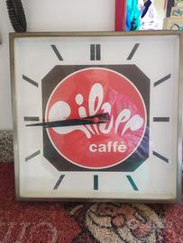 Orologio da parete caffè silver anni 70'