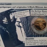 Moneta commemorativa 5 Mark 1989 Germania Est DDR