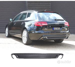 DIFFUSORE PER AUDI A6 C6 4F AVANT SEDAN 08-11 LOOK