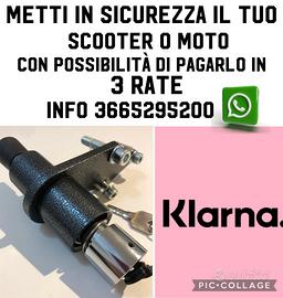 BLOCCARUOTE  PER MOTO SCOOTER IN 3 RATE