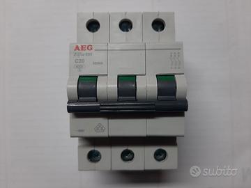 AEG Interruttore aut. magnetotermico 3P. 20A 6kA