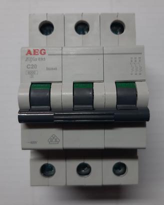 AEG Interruttore aut. magnetotermico 3P. 20A 6kA