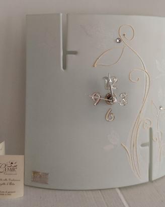 Elegante orologio da tavolo a pile cm. 20 x 20