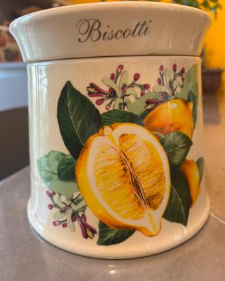 Biscottiera in ceramica