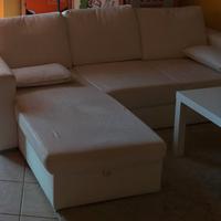 Divano letto con chaise longue