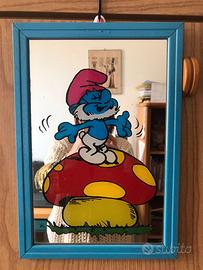 Specchio vintage Nonno Puffo