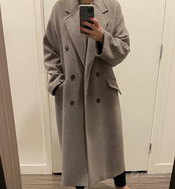 ZARA CAPPOTTO DONNA MISTO LANA MINIMALISTA
