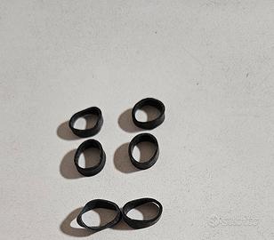 Lego 6 gomme rail motore treno 12v 7865 Nere
