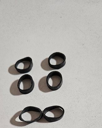 Lego 6 gomme rail motore treno 12v 7865 Nere