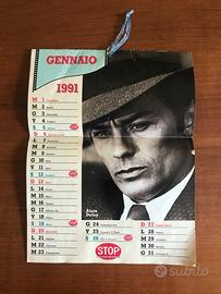 Calendario inserto 1991 vintage celebrita alain