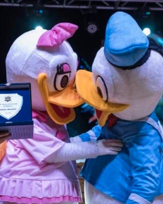 mascott Paperino e Paperina