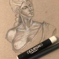 Ritratto artistico classico da foto – stile scultu