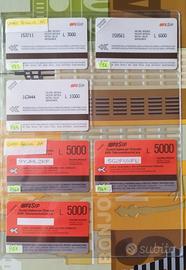 Schede Telefoniche Urmet Rosse AA Alto Adige Magne