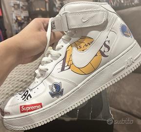 Air force supreme mid1 white
