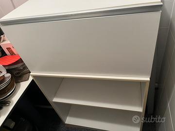 Mobile da ufficio in due parti