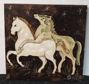 Cassetta Vietri – Mattonella in ceramica ‘80