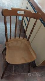 sedie in legno