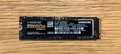 SSD Samsung 970 EVO Plus 250 GB PCIe NVMe M.2
