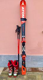 Set sci Atomic completo 165 cm + scarponi