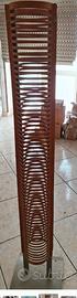 porta cd legno e metallo