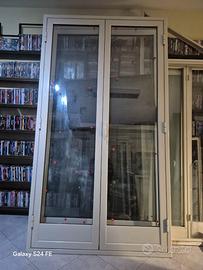 Infissi vetrocamera in alluminio bianco perla