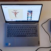 notebook Lenovo i5 Gen 11 RAM 16 Gb con NVME 512Gb