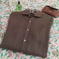 Camicia Uomo Lino Verde LIU JO - Taglia 39 - Nuova