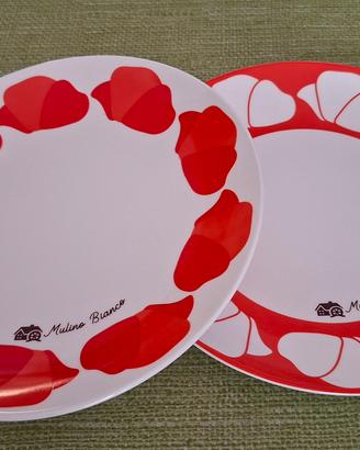 Set 2 Piattini Mulino Bianco Papavero 2026