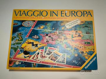 Gioco vintage '80 Ravensburger - Viaggio in Europa