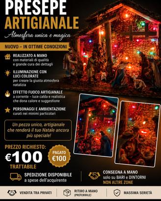 PRESEPE ARTIGIANALE 🎄⭐️