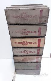 cassa scatola in legno Cinzano