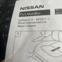 Tappetini moquette nissan qashqai J11E dal 2017