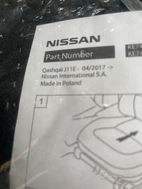 Tappetini nissan qashqai J11E dal 2017
