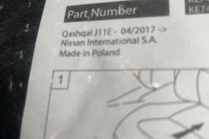 Tappetini nissan qashqai J11E dal 2017