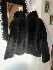 Giacca reversibile taglia unica nera