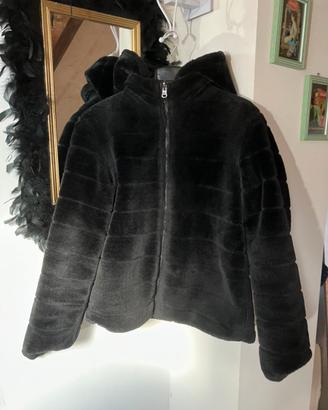 Giacca reversibile taglia unica nera