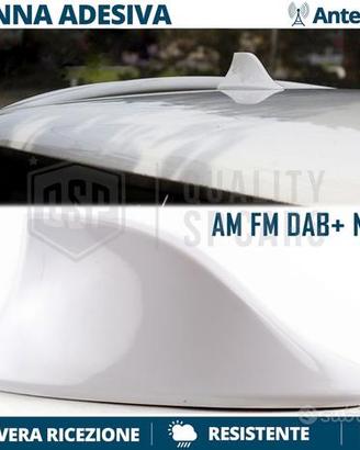 Antenna PINNA SQUALO BIANCA per FIAT VERO SEGNALE