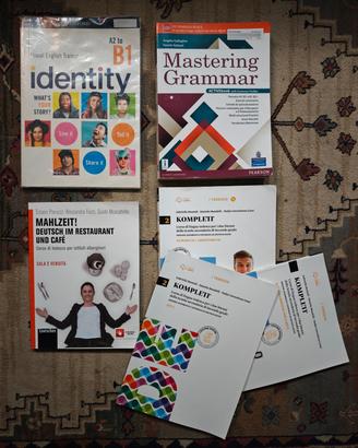 Libri scolastici usati inglese e tedesco superiori