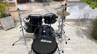 Batteria DDrum Journeyman e piatti Zildjan low vol
