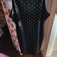 vestito stile velluto con brillanti 