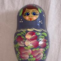 Matrioska russa in legno dipinta a mano - 5 pezzi