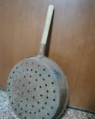 padella per castagne 