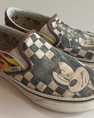 Vans Disney Classic Slip-on Mickey Mouse Fashion