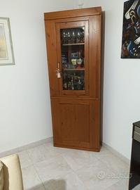 Dispensa ad angolo e Consolle con specchio