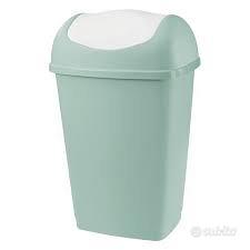 Pattumiera basculante Tontarelli 25 L color salvia