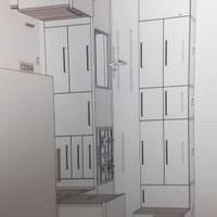 Cucina completa  con sgabelli